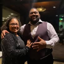 Antonio and Ashley at an event