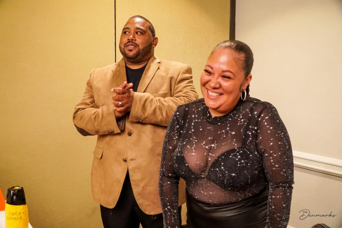 Antonio and Ashley Denmark at a recent event